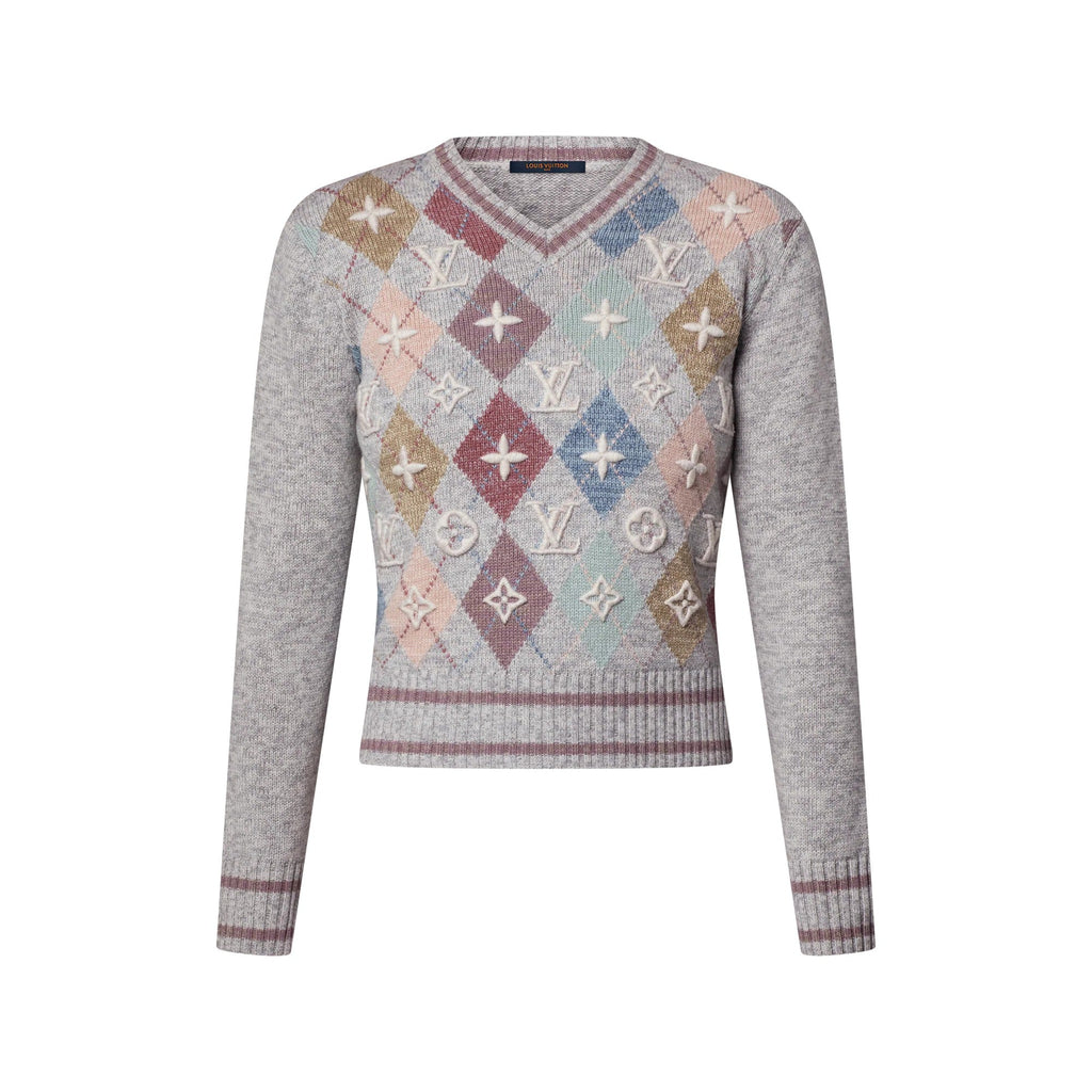 3D Signature Argyle Pullover