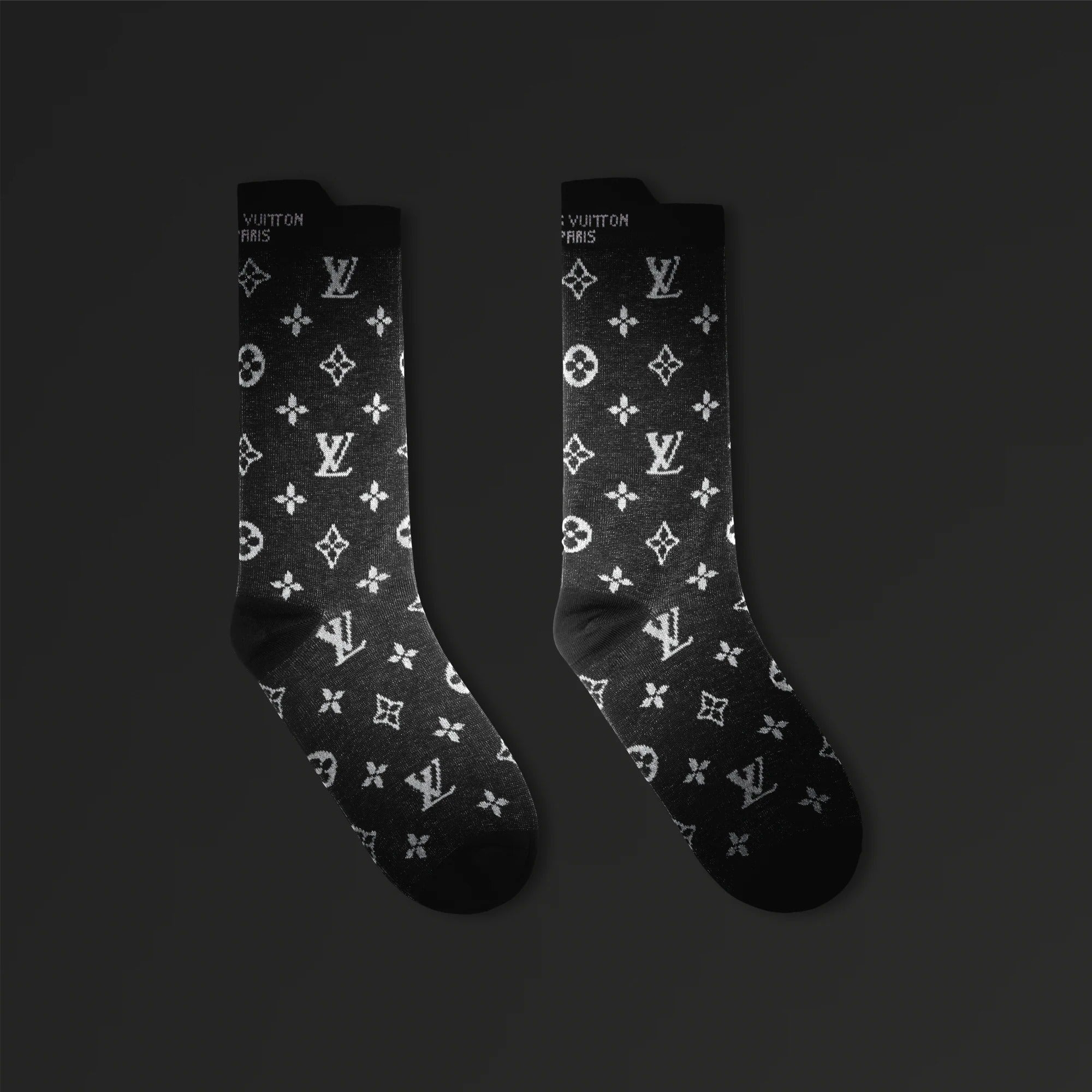 Monogram Reflective Socks
