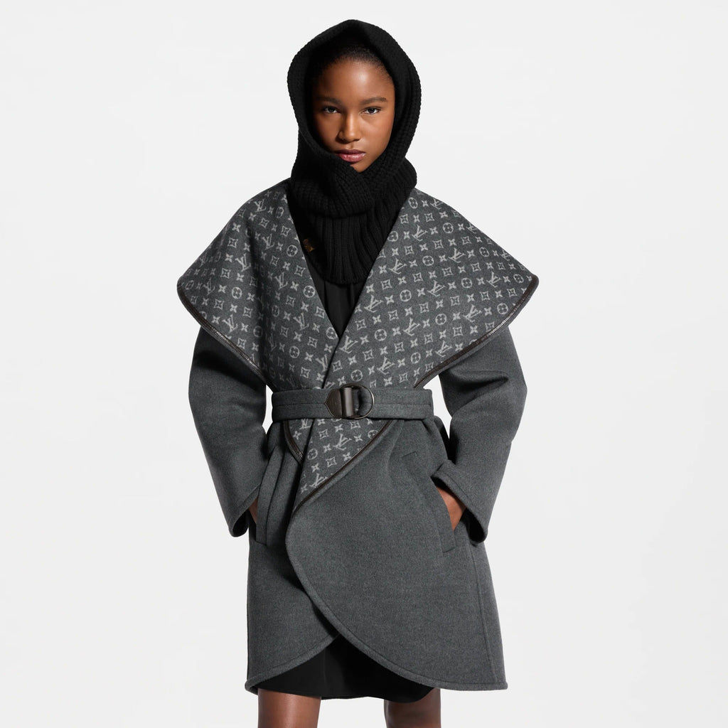 Oversized Collar Wrap Coat