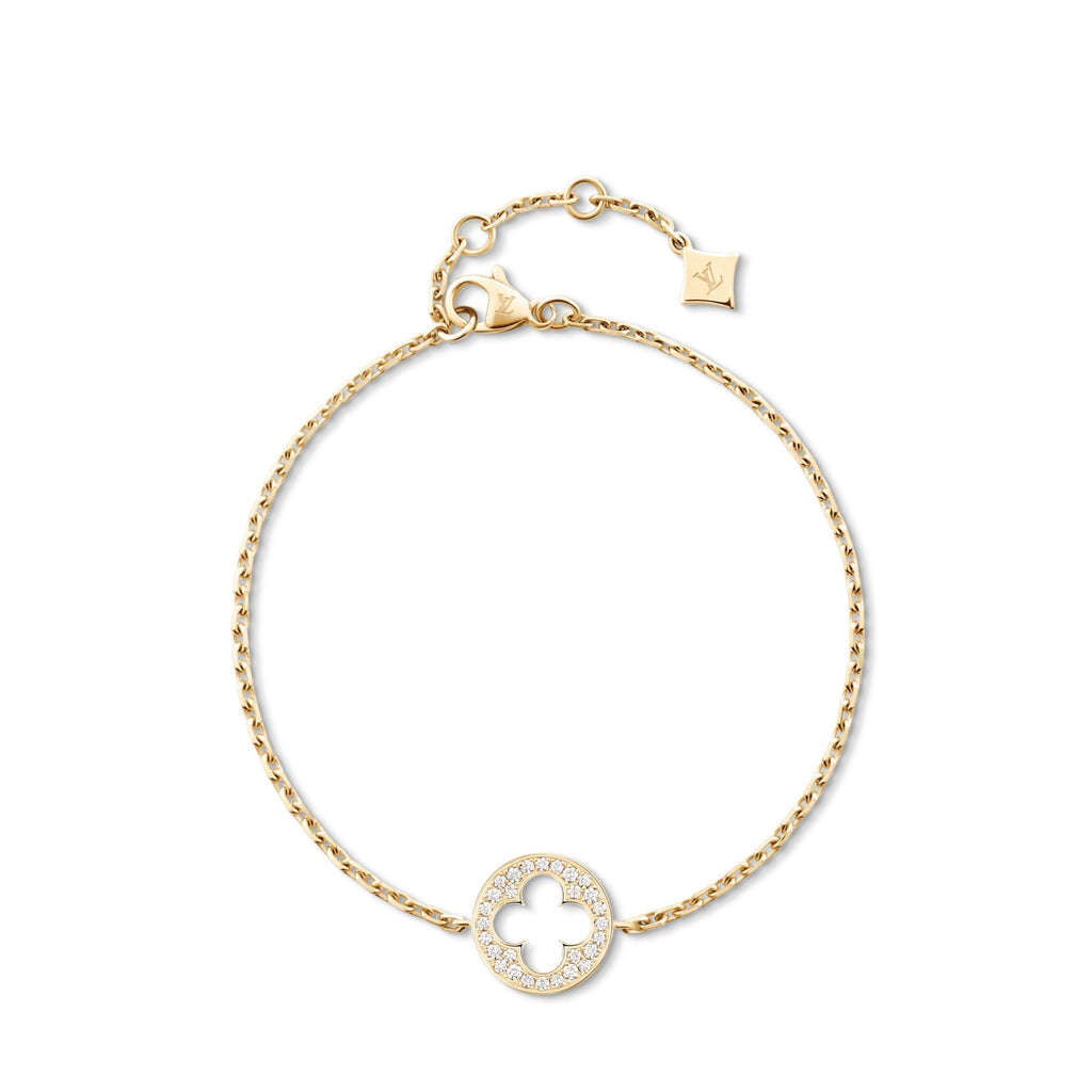 Empreinte Chain Bracelet, Yellow Gold and Diamonds