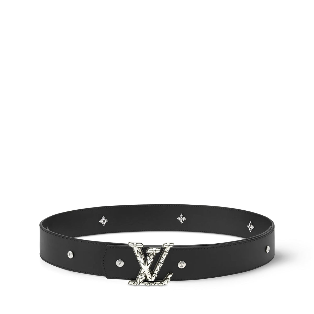 LV Dimension Drift Flower Studs 40mm Reversible Belt