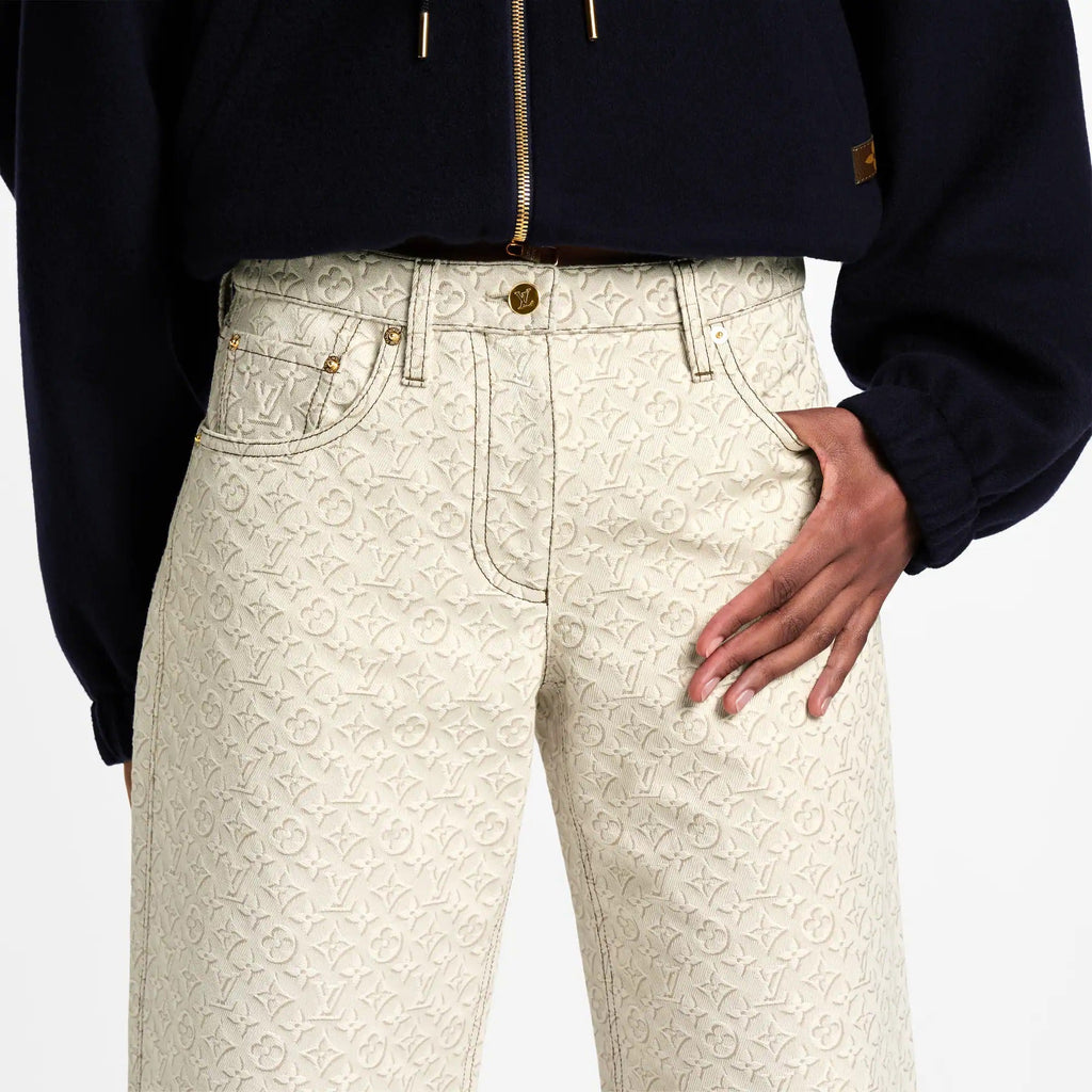 3D Monogram Jeans