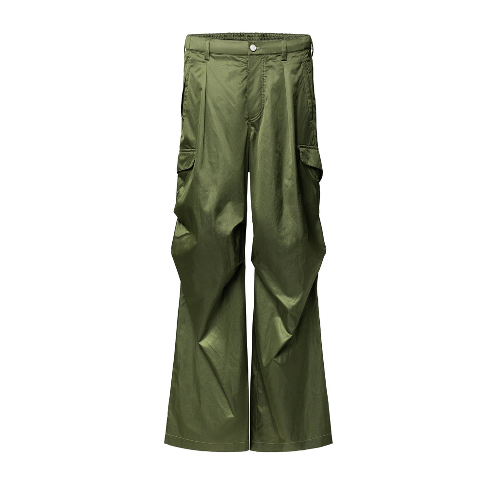 Silk Cotton Cargo Pants