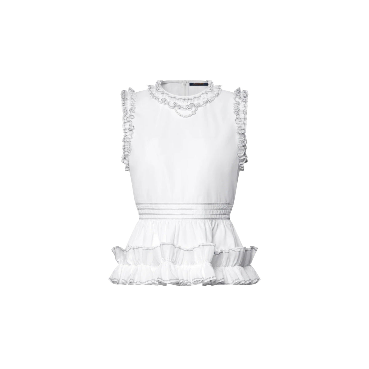 Ruffle Trim Top