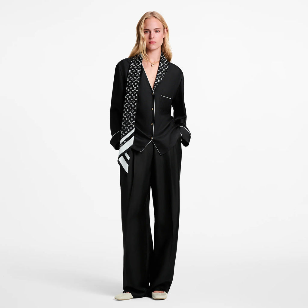 Tailored Wide-Leg Pants