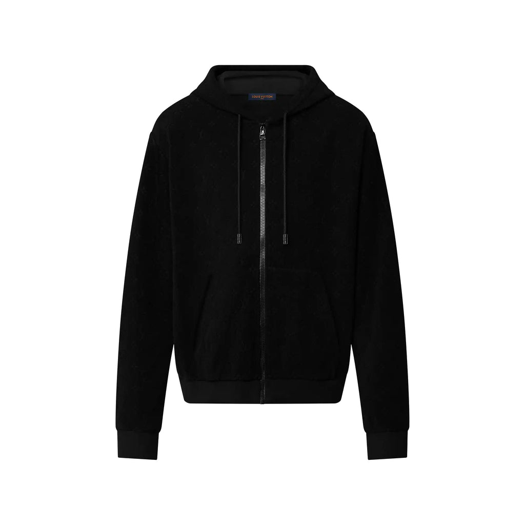 Monogram French Terry Zip-Through Hoodie