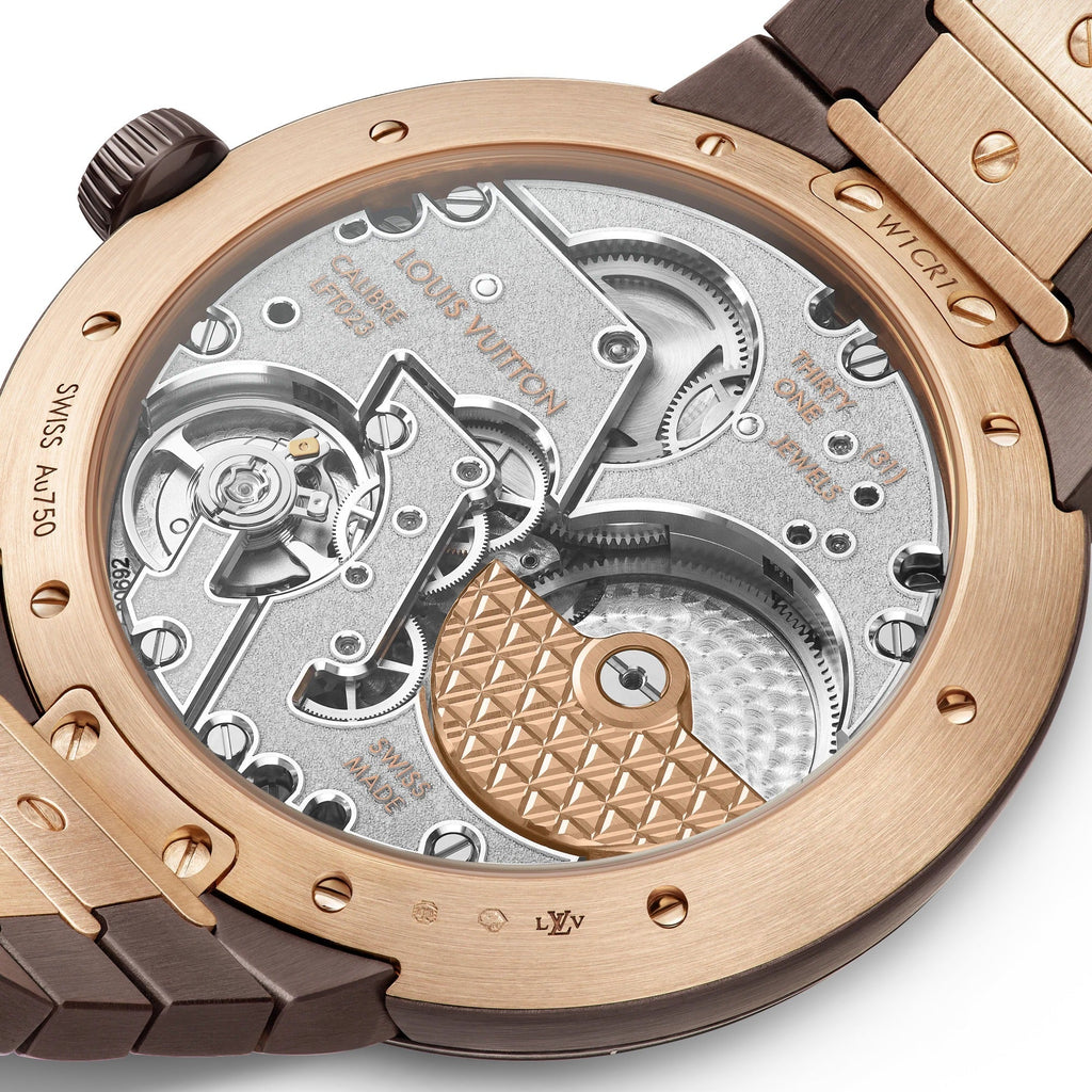Tambour, Automatic, 40mm, Ceramic and Rose Gold