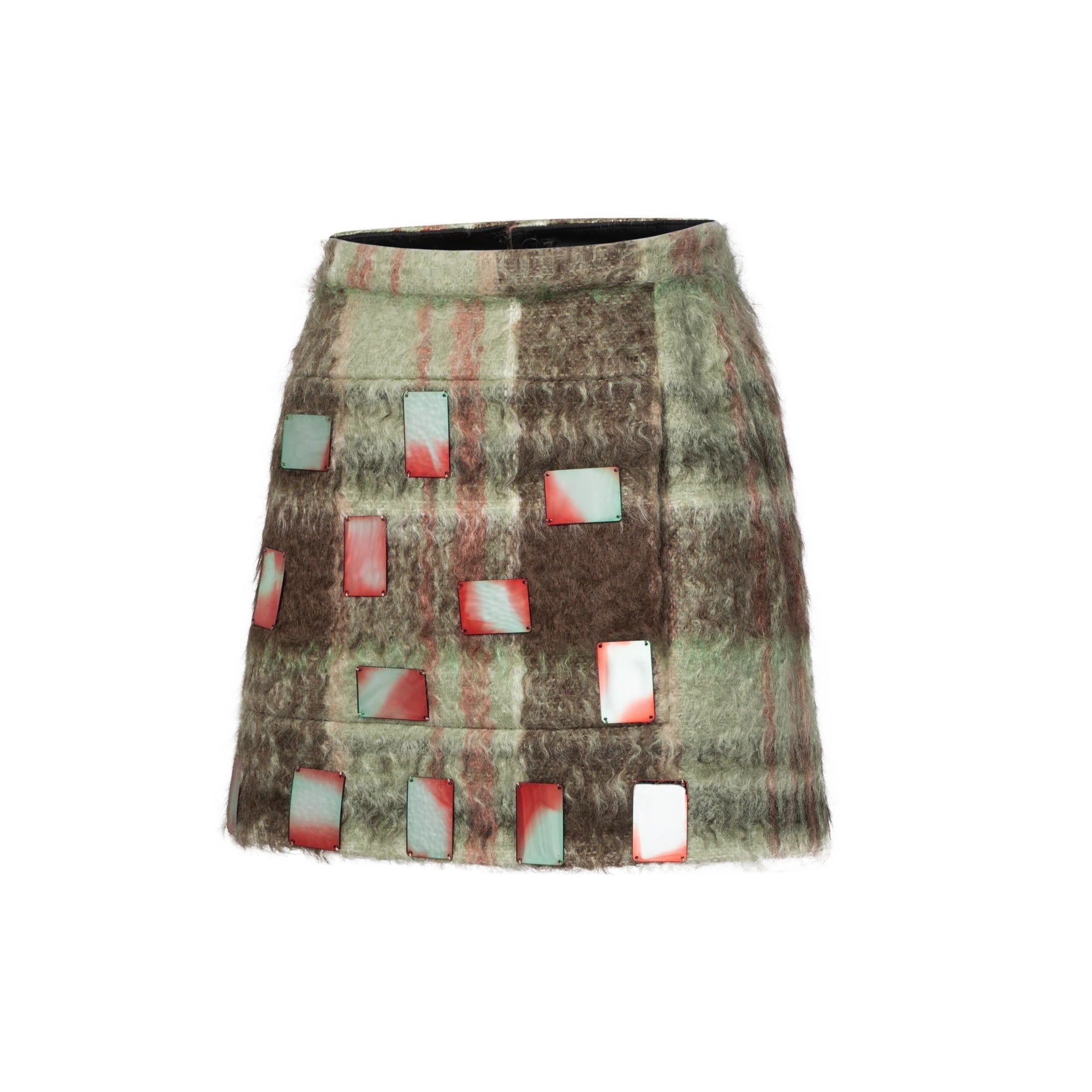 Mirror Charm Tartan Skirt