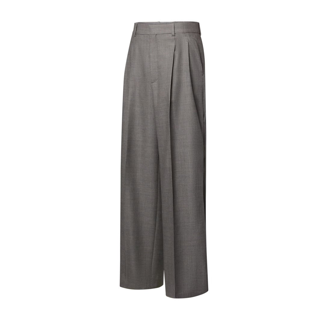 Double-Pleated Pants