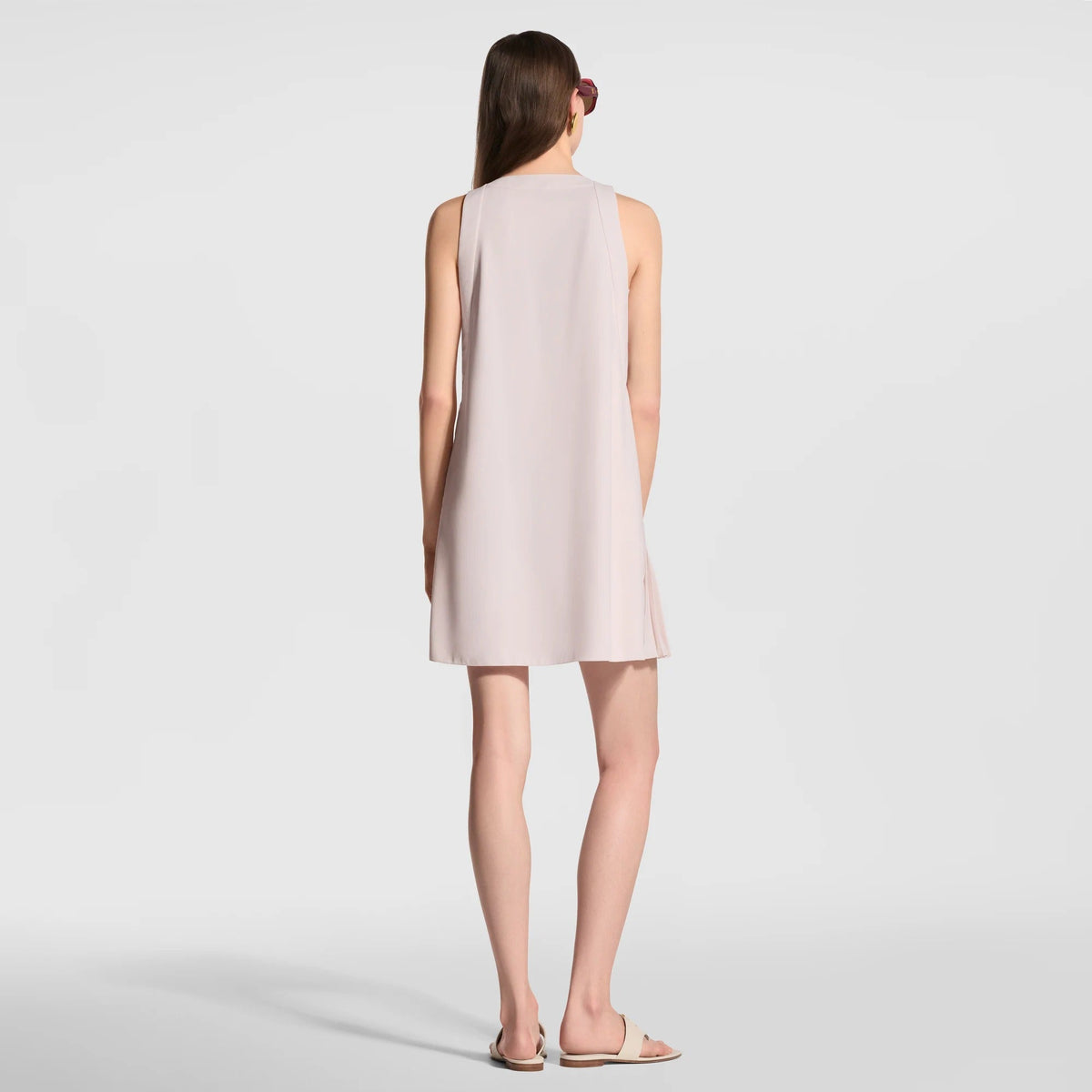 Pleat Accent Dress