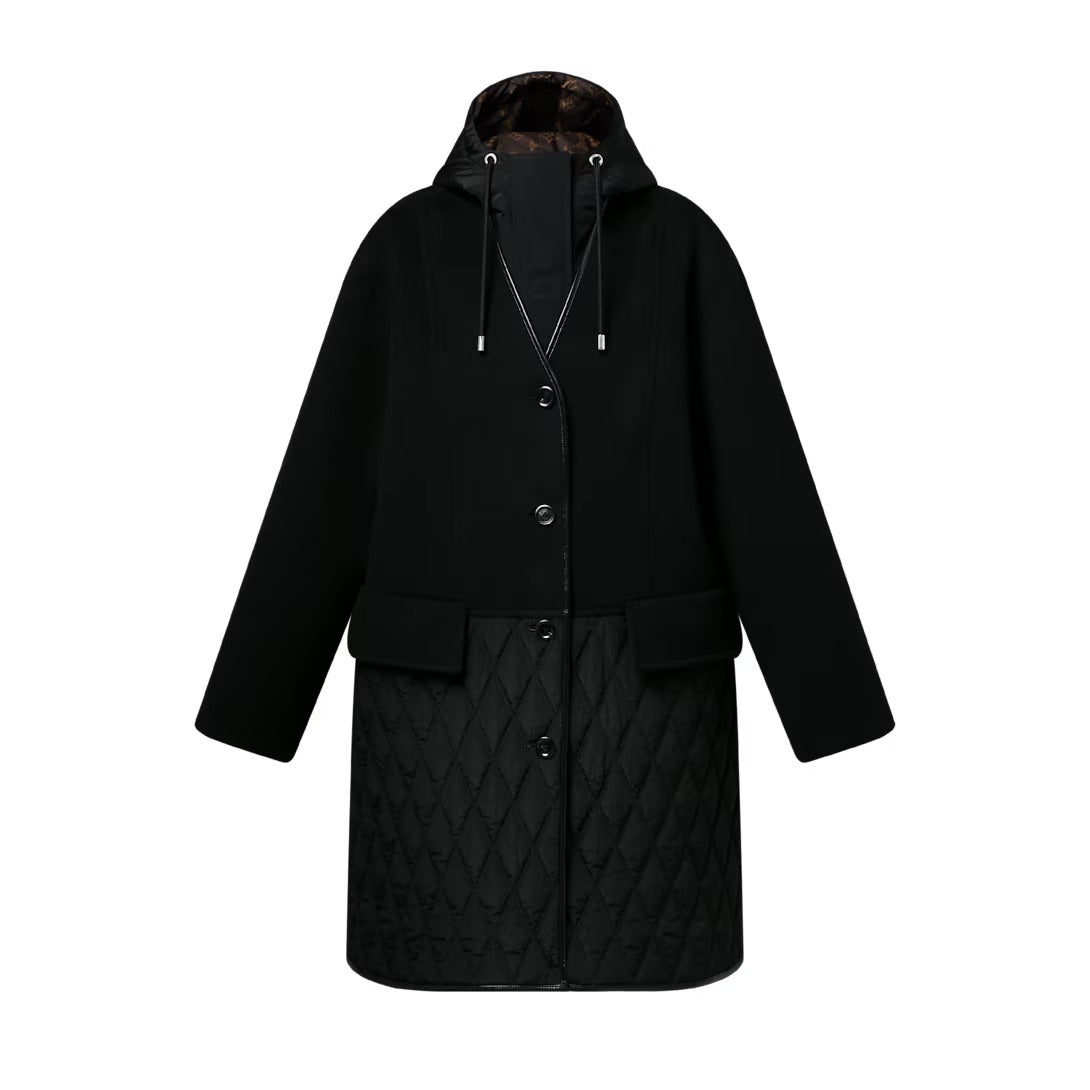 Quilt Accent Coat