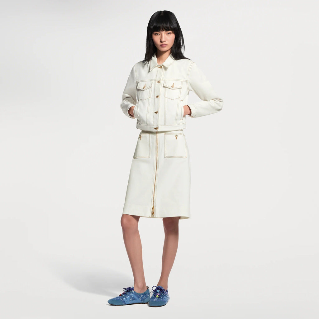 Contrast Stitch Utility Jacket