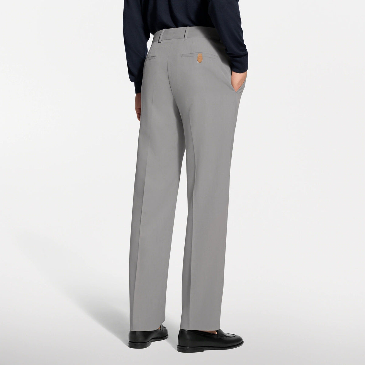 Tailored Silk-Blend Pants