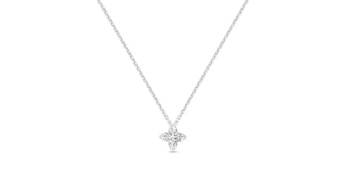 LV Diamonds Pendant, LV Monogram Star cut