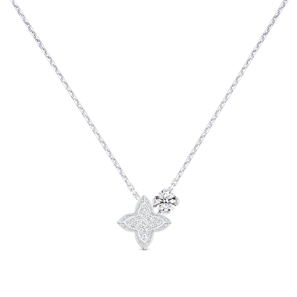 LV Diamonds Double Pendant, Round Brilliant cut
