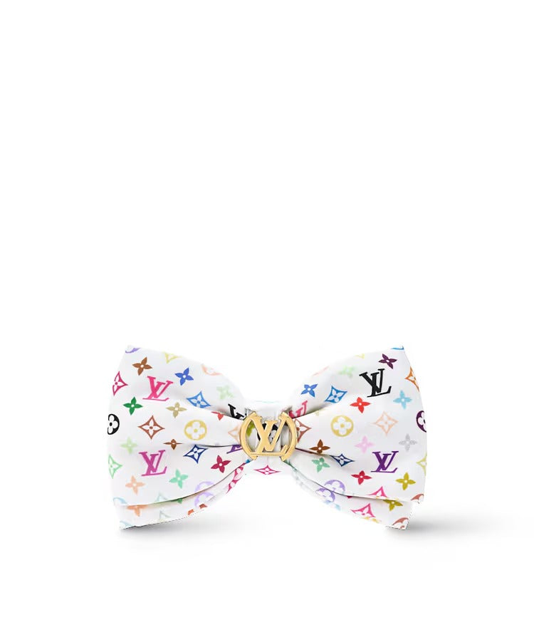 LV x TM Monogram Multicolor Bow Barrette