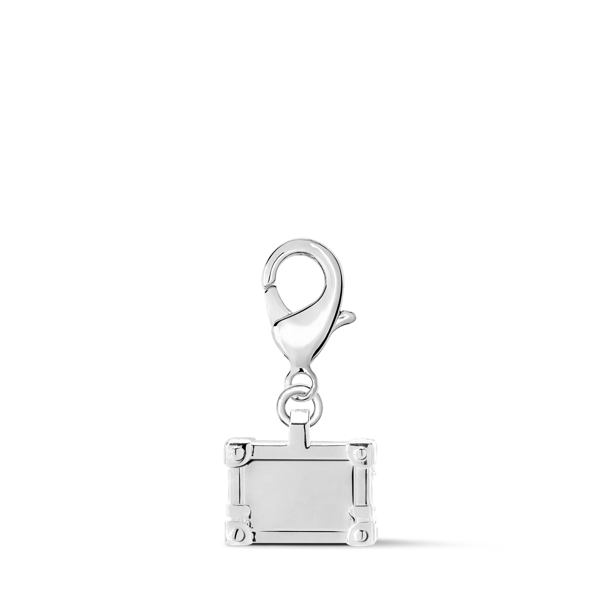 Petite Malle Silver LV Charm
