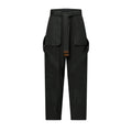 Poplin Insert Silk Cargo Pants