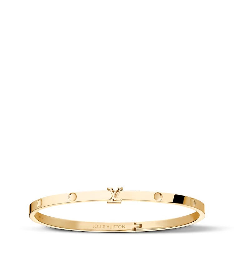 Empreinte Small Bangle, Yellow Gold