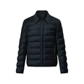 Wool-Silk Blend Light Down Blouson
