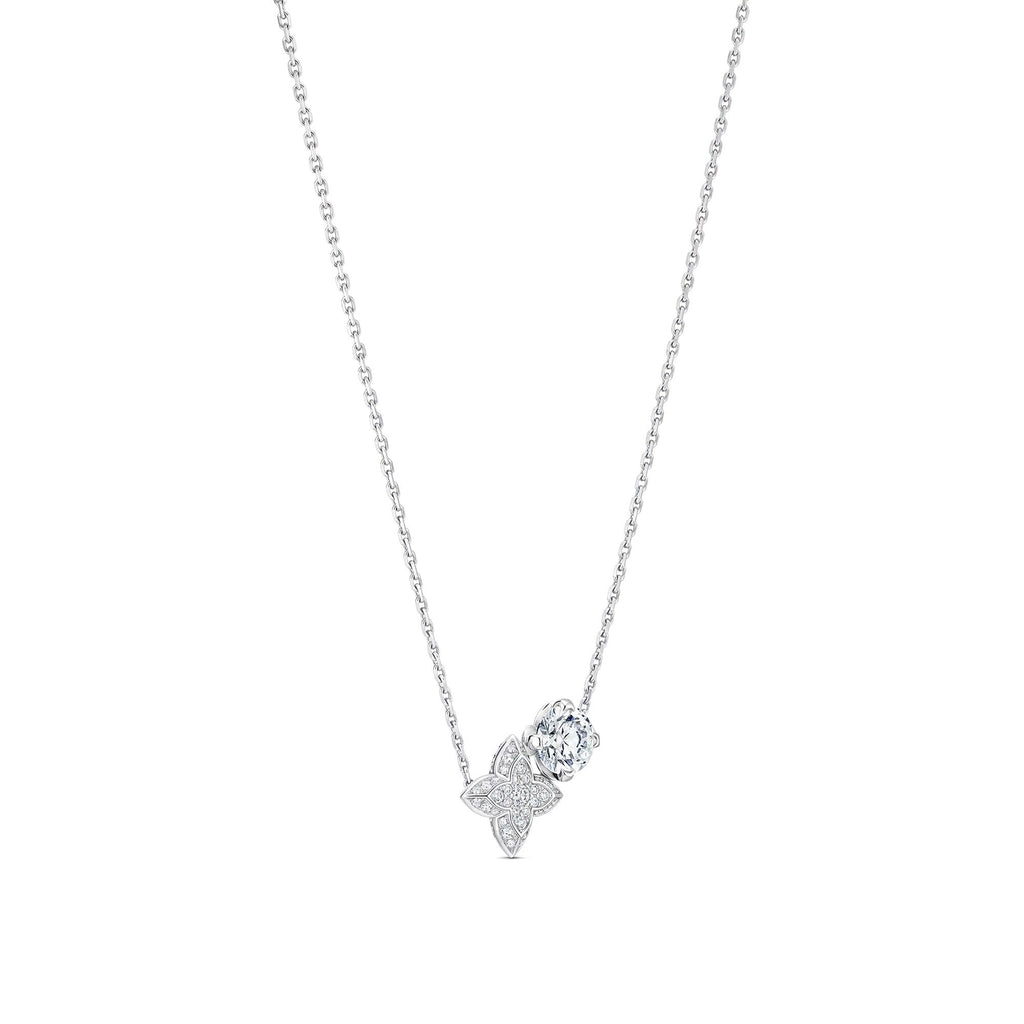 LV Diamonds Double Pendant, Round Brilliant cut