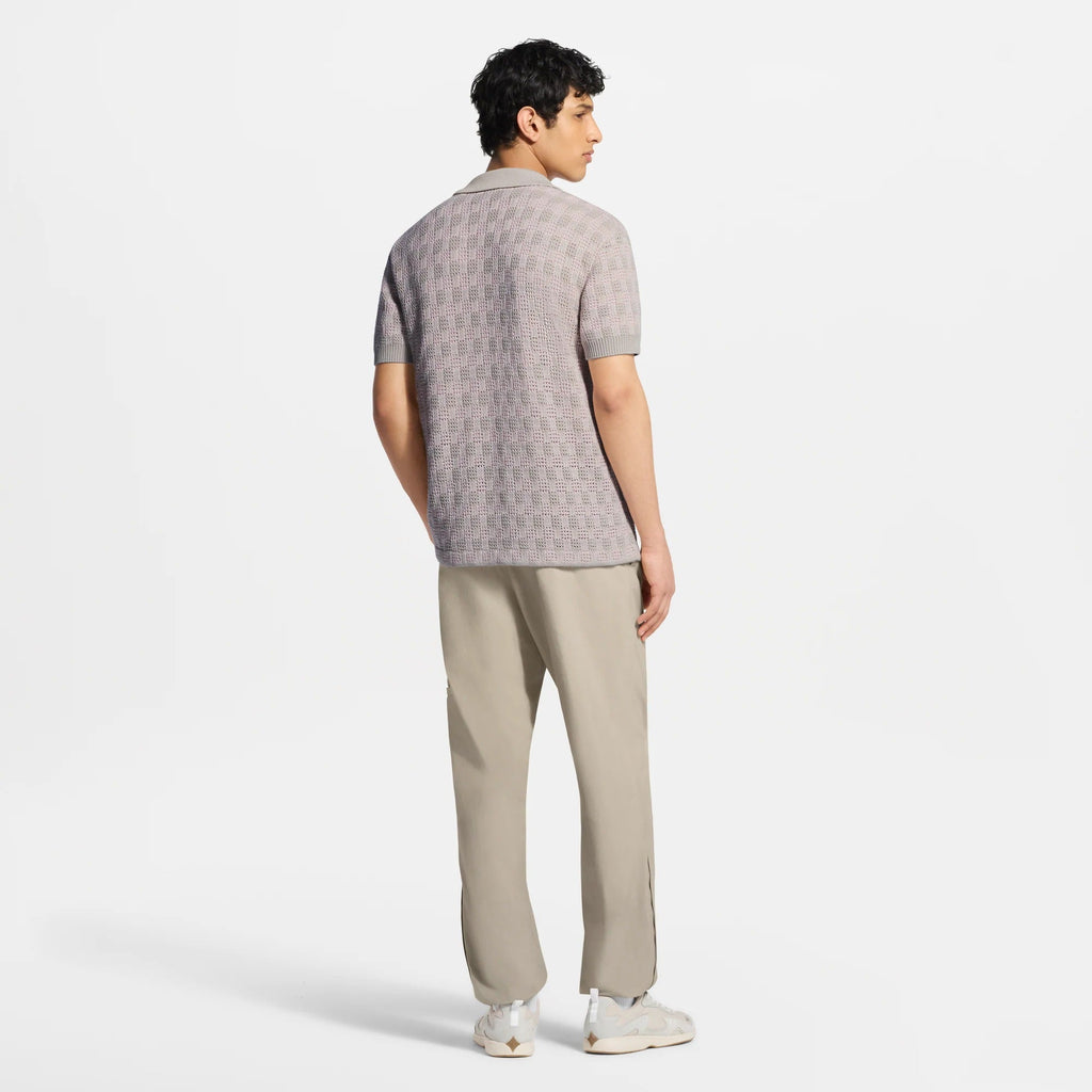 Tweedy Jacquard Short-Sleeved Shirt