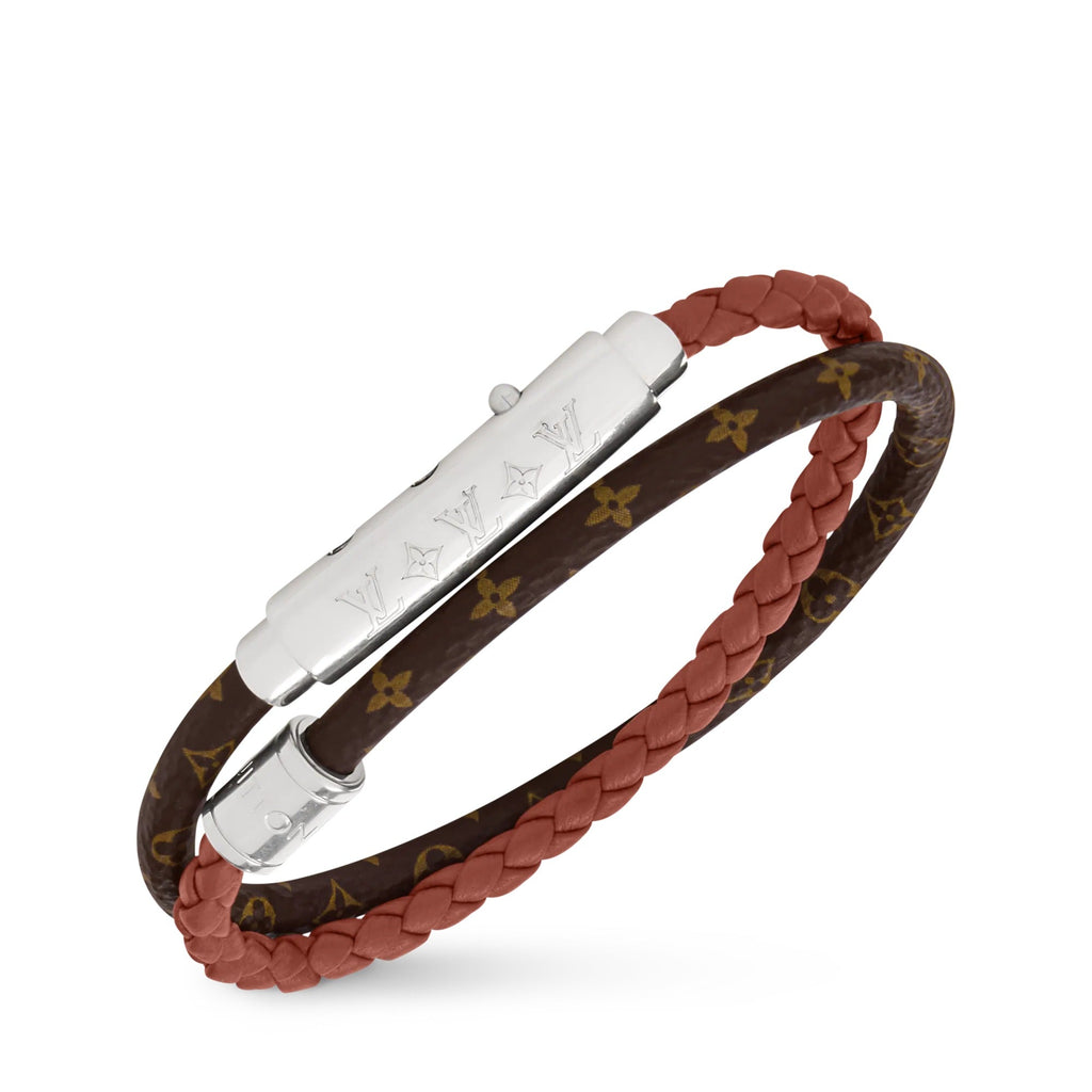 LV Double Spin Monogram Heritage Bracelet