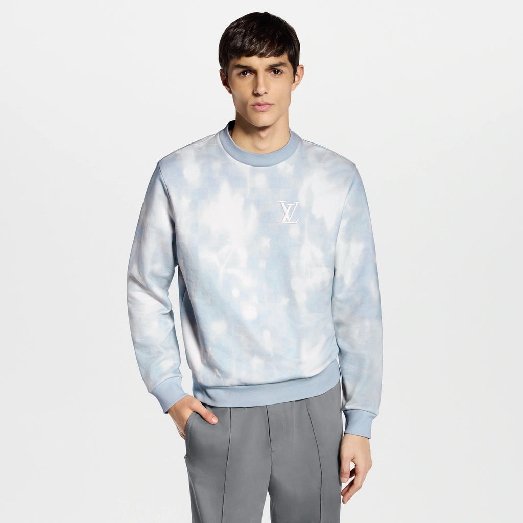 Long-Sleeved Printed Crewneck