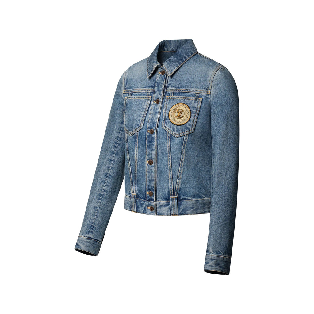 LV Patch Denim Jacket