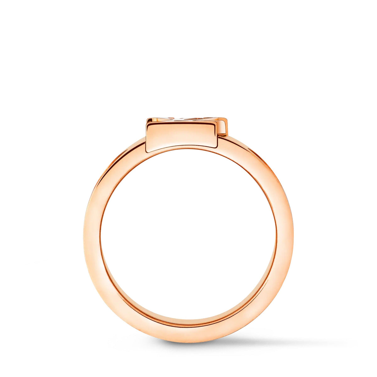 Empreinte Large Ring, Pink Gold