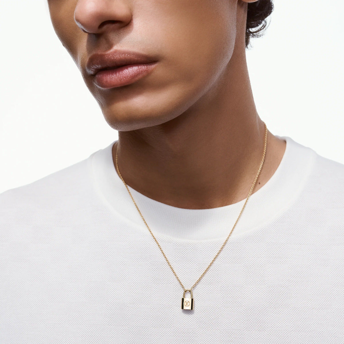 Silver Lockit Exclusive Gold Edition Pendant, Yellow Gold