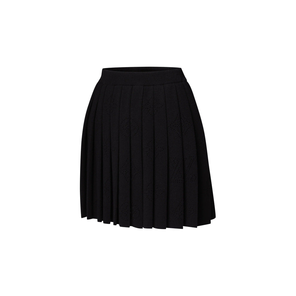 Pleated Mahina Knit Skirt