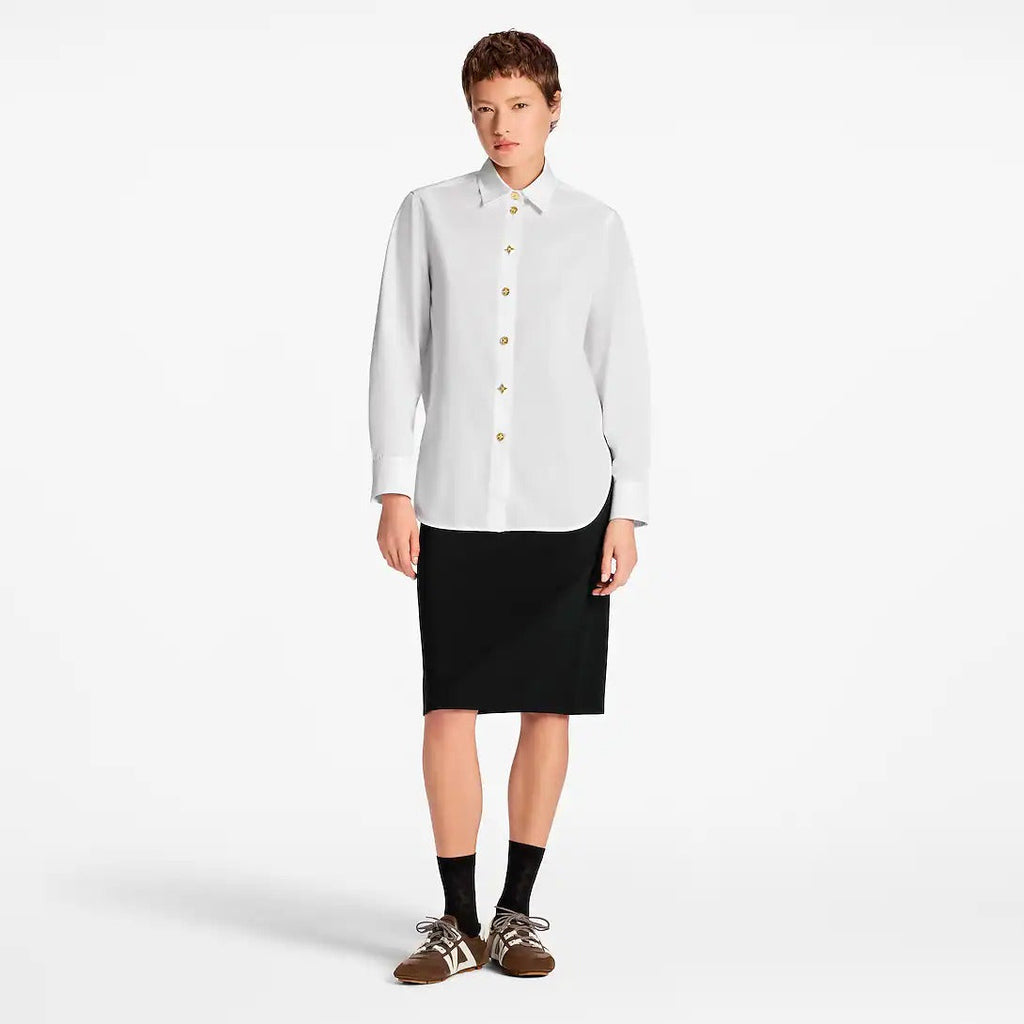 Monogram Button Shirt