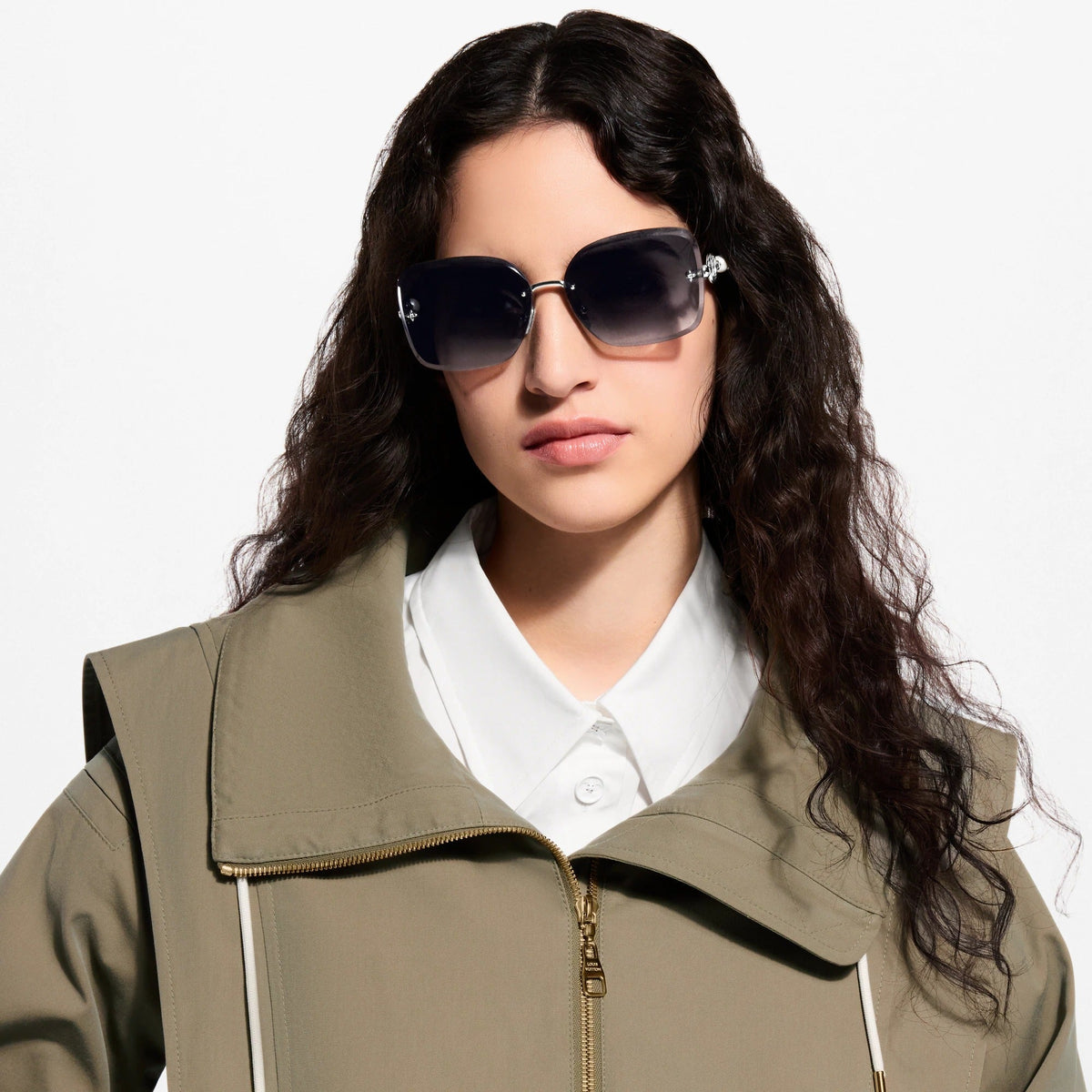 LV Jewel Pearl Square Sunglasses