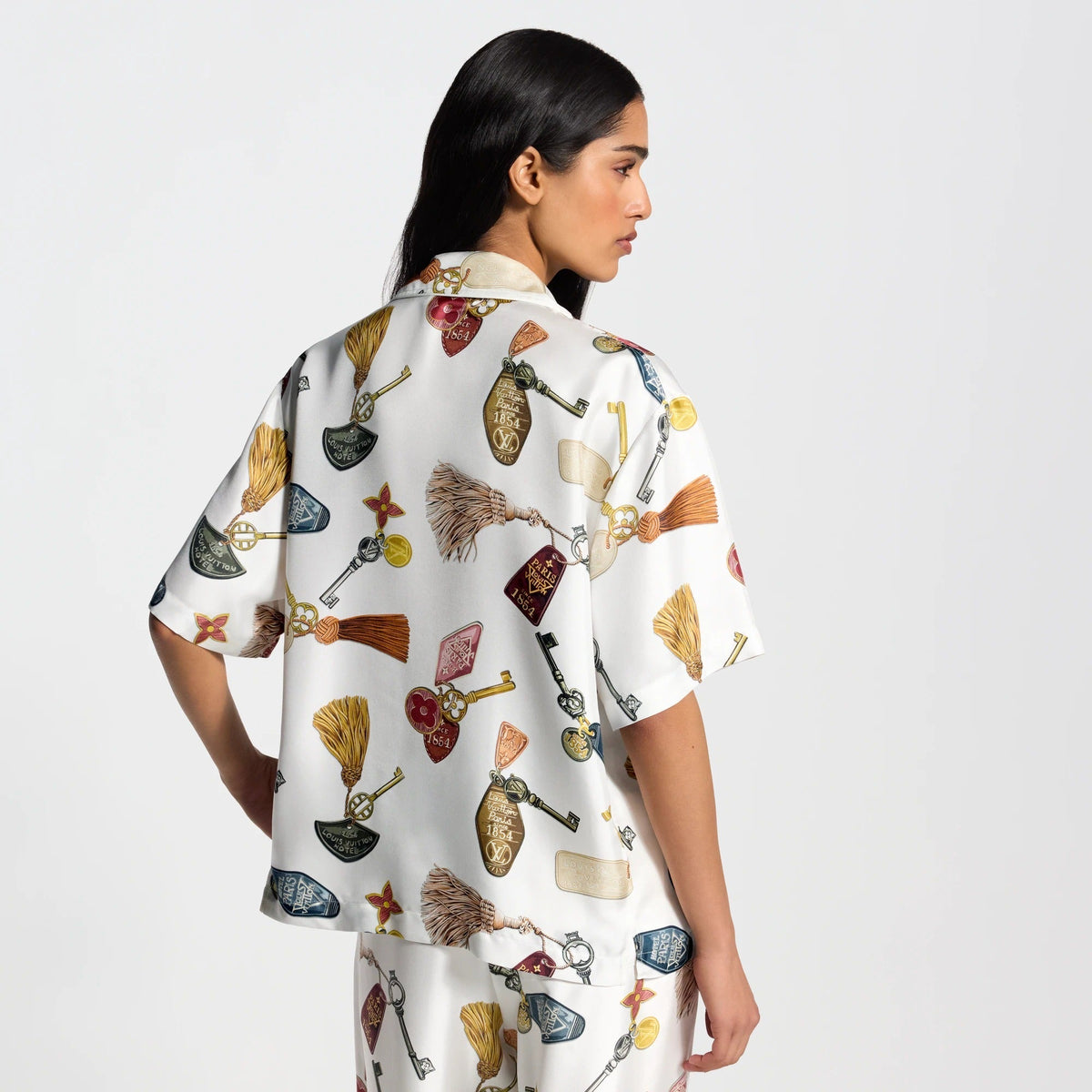 Getaway Print Short-Sleeved Short