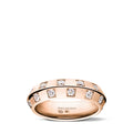 Le Damier de Louis Vuitton Medium Ring, Rose Gold and Diamonds