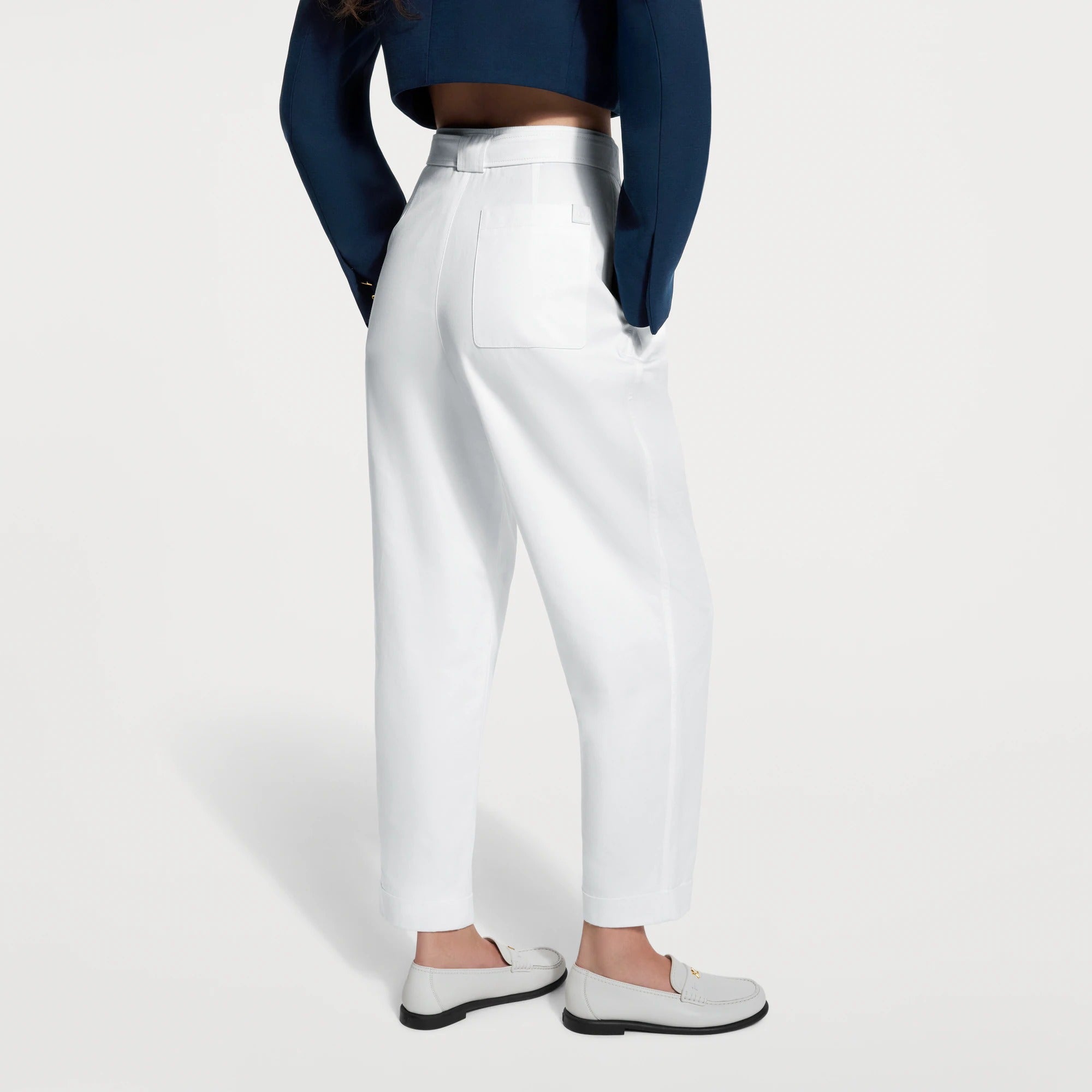 Belted Carrot Pants