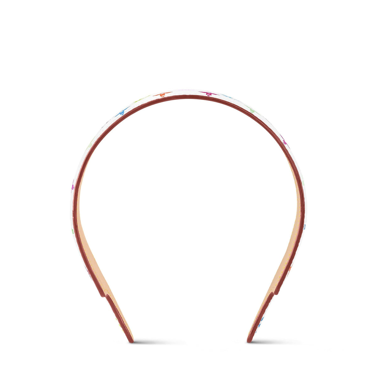 LV x TM Monogram Multicolor LV Outline Headband
