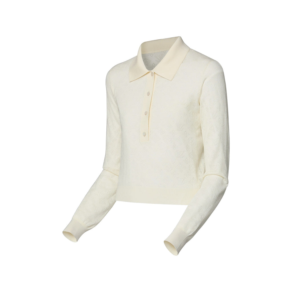 Mahina Long-Sleeved Polo Top