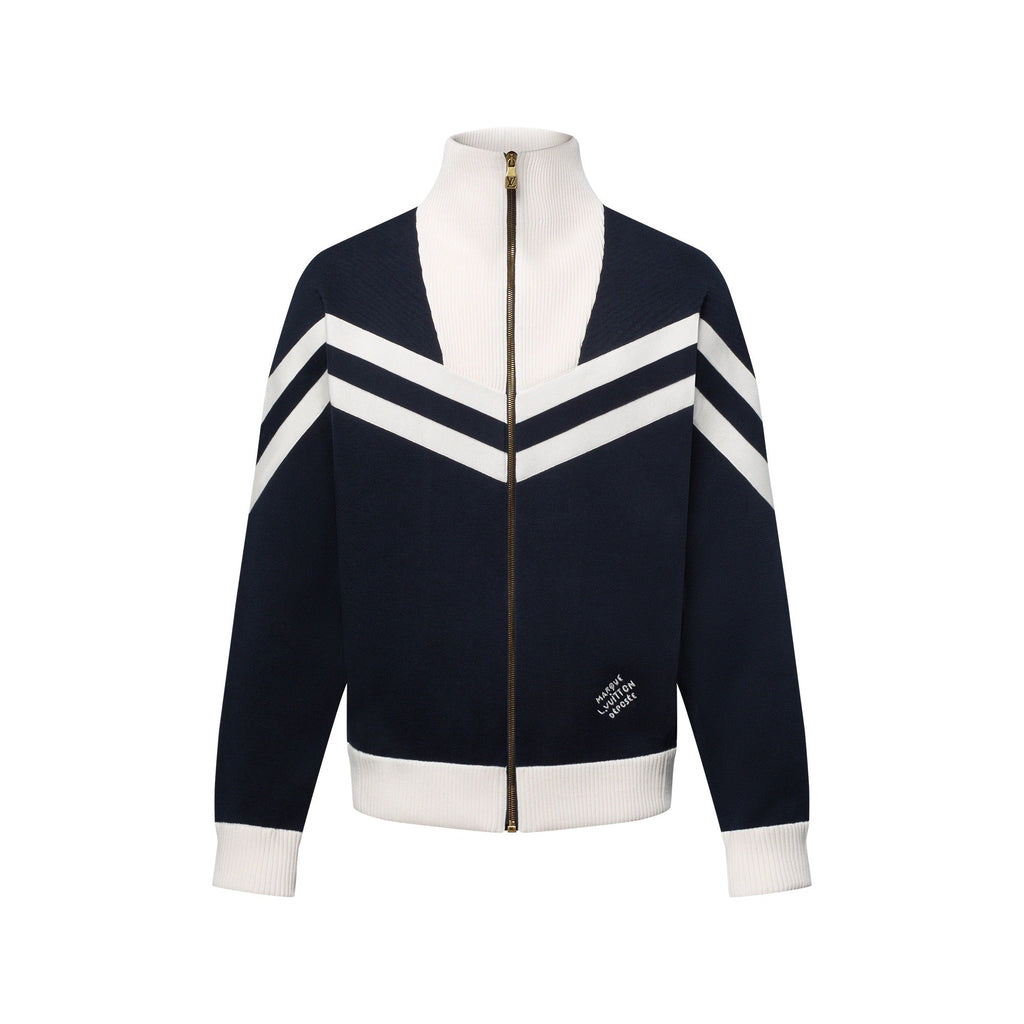 Knitted Cotton Sailor Blouson