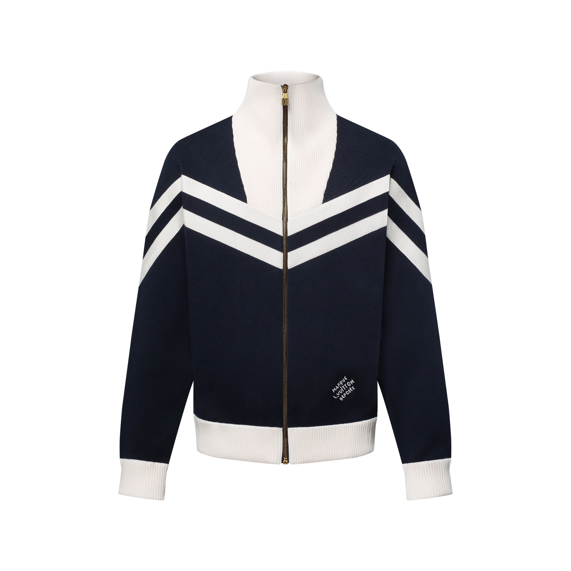 Knitted Cotton Sailor Blouson