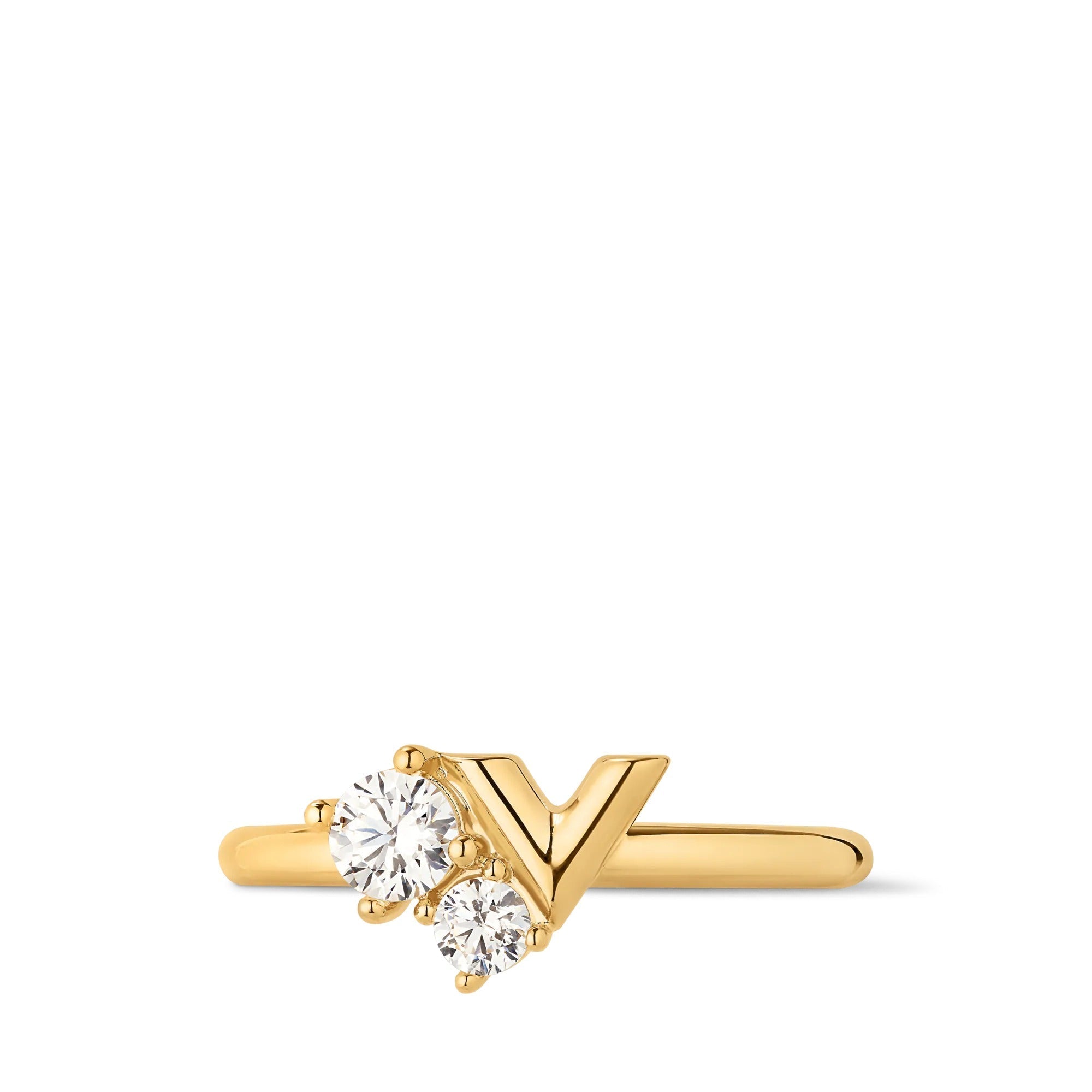 Essential V Strass PM Ring