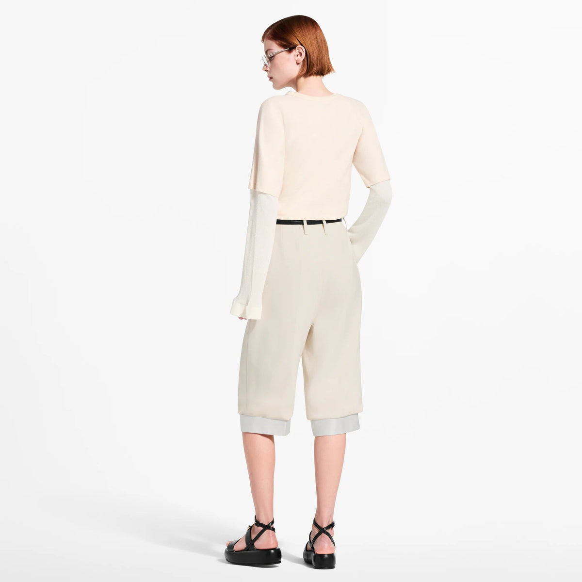Layered Tailored Bermuda Shorts