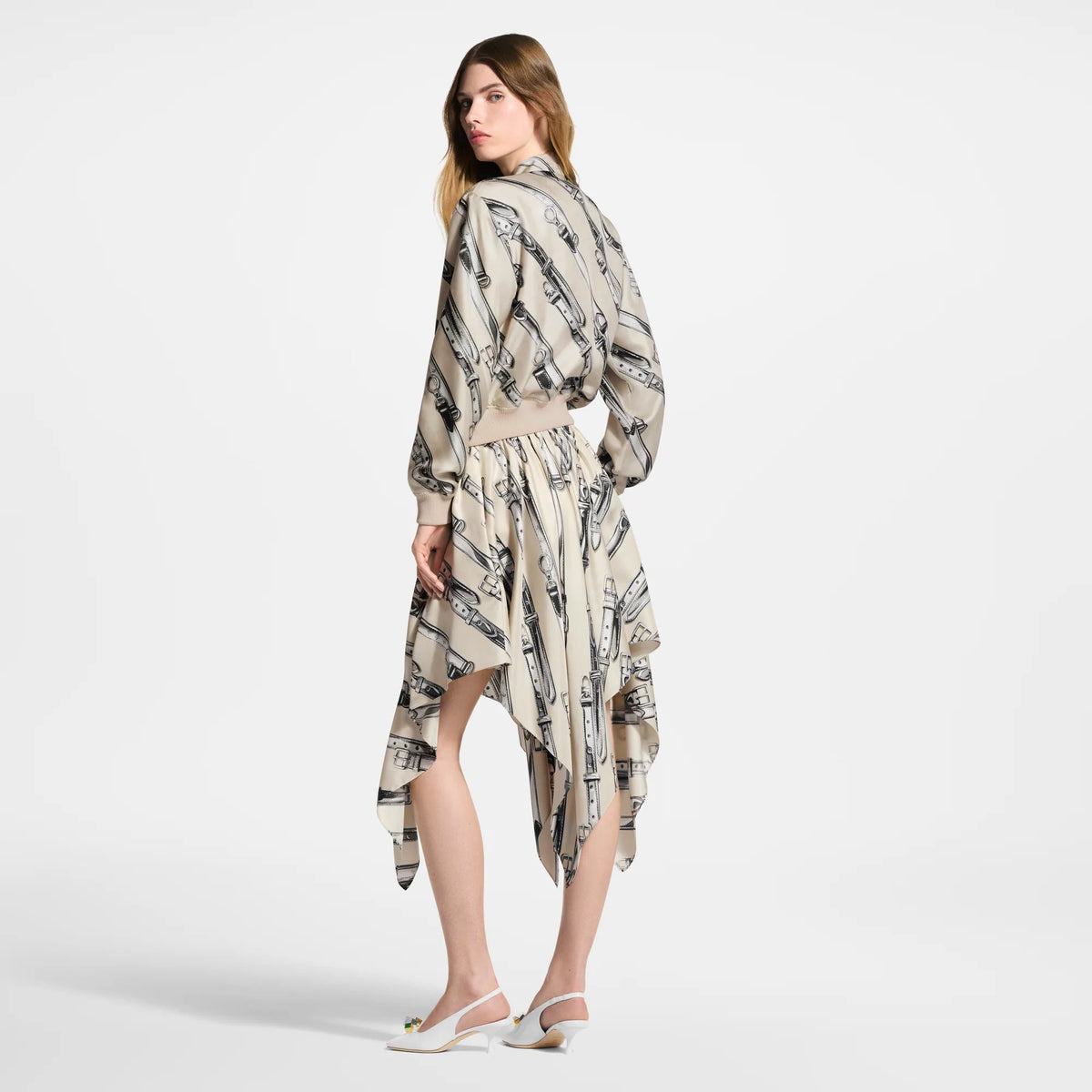Buckle Up Handkerchief Skirt