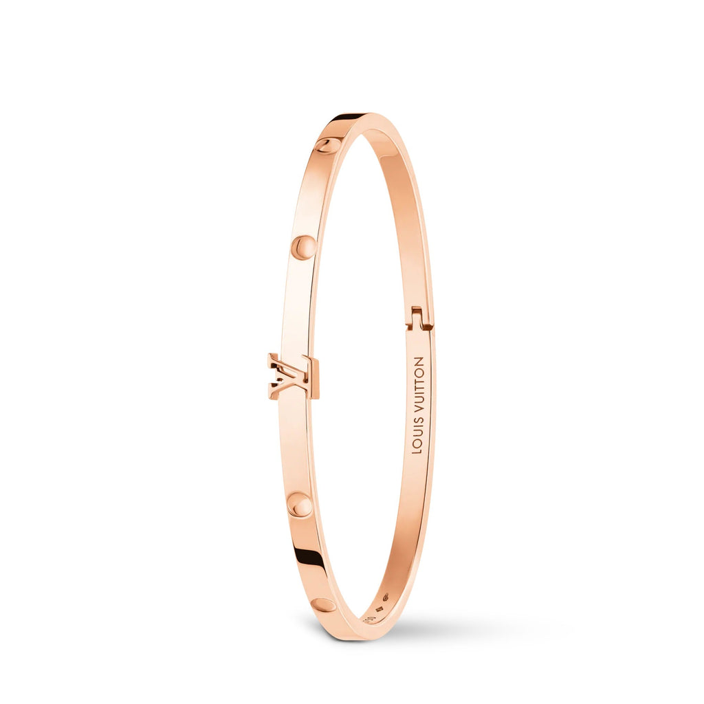 Empreinte Small Bangle, Pink Gold