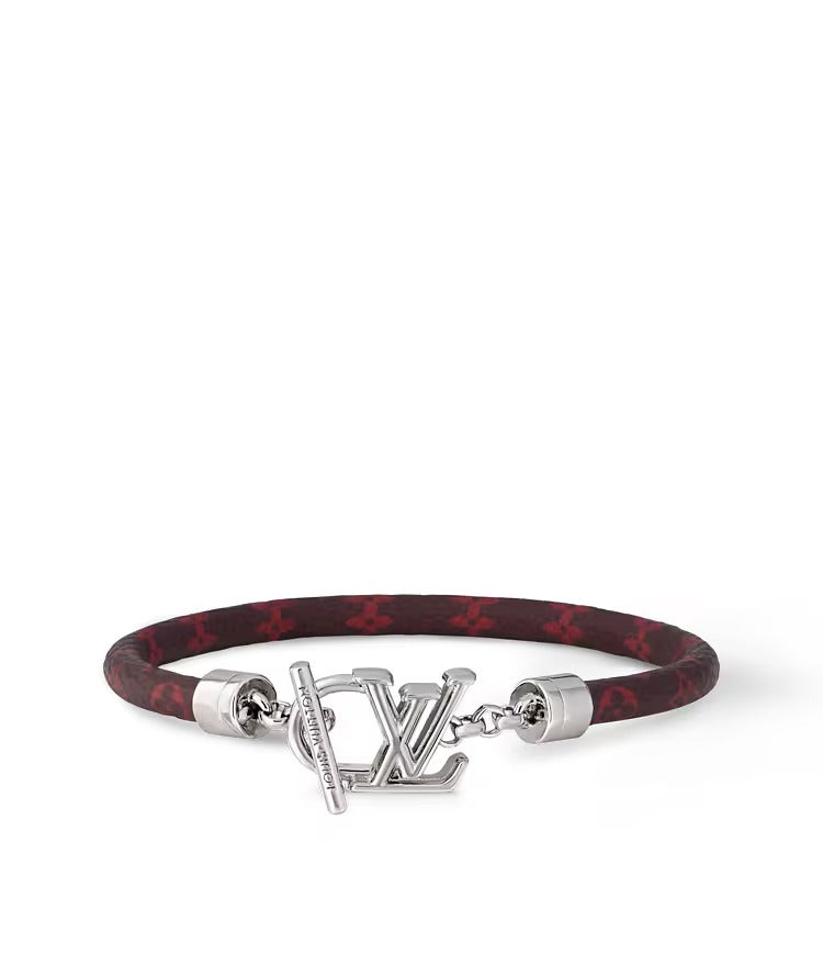 LV Dimension Monogram Leather Bracelet