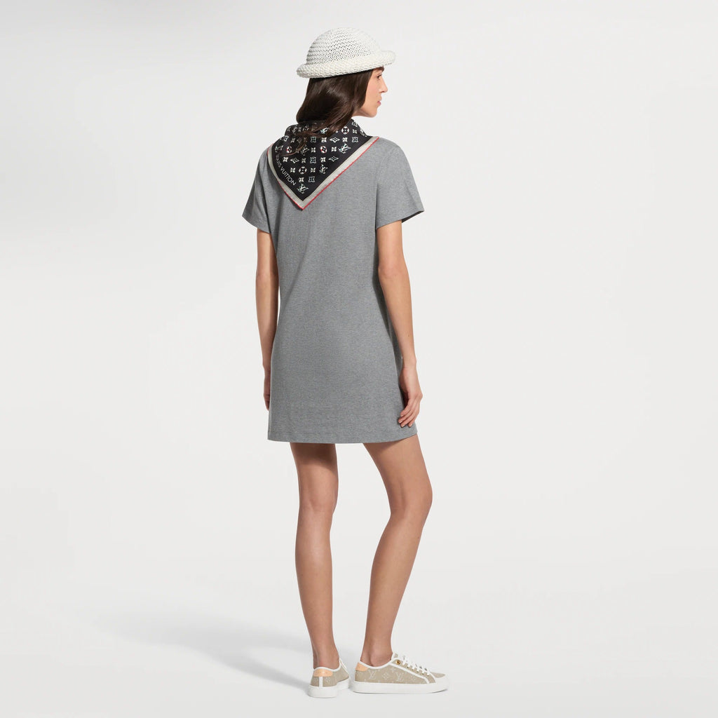 Nautical Scarf T-Shirt Dress