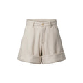 Cuffed Wool-Cashmere Shorts