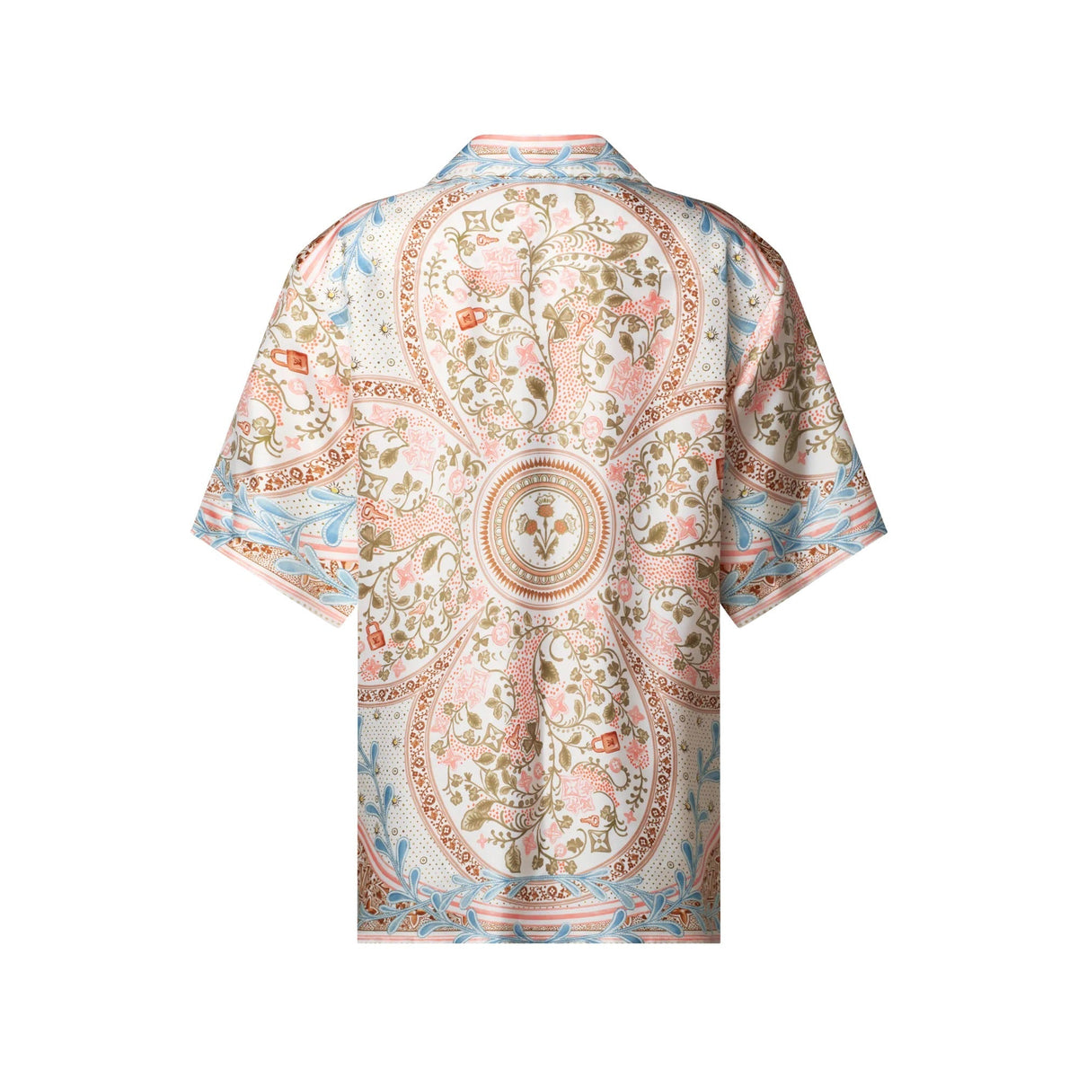 Flower Foulard Short-Sleeved Shirt