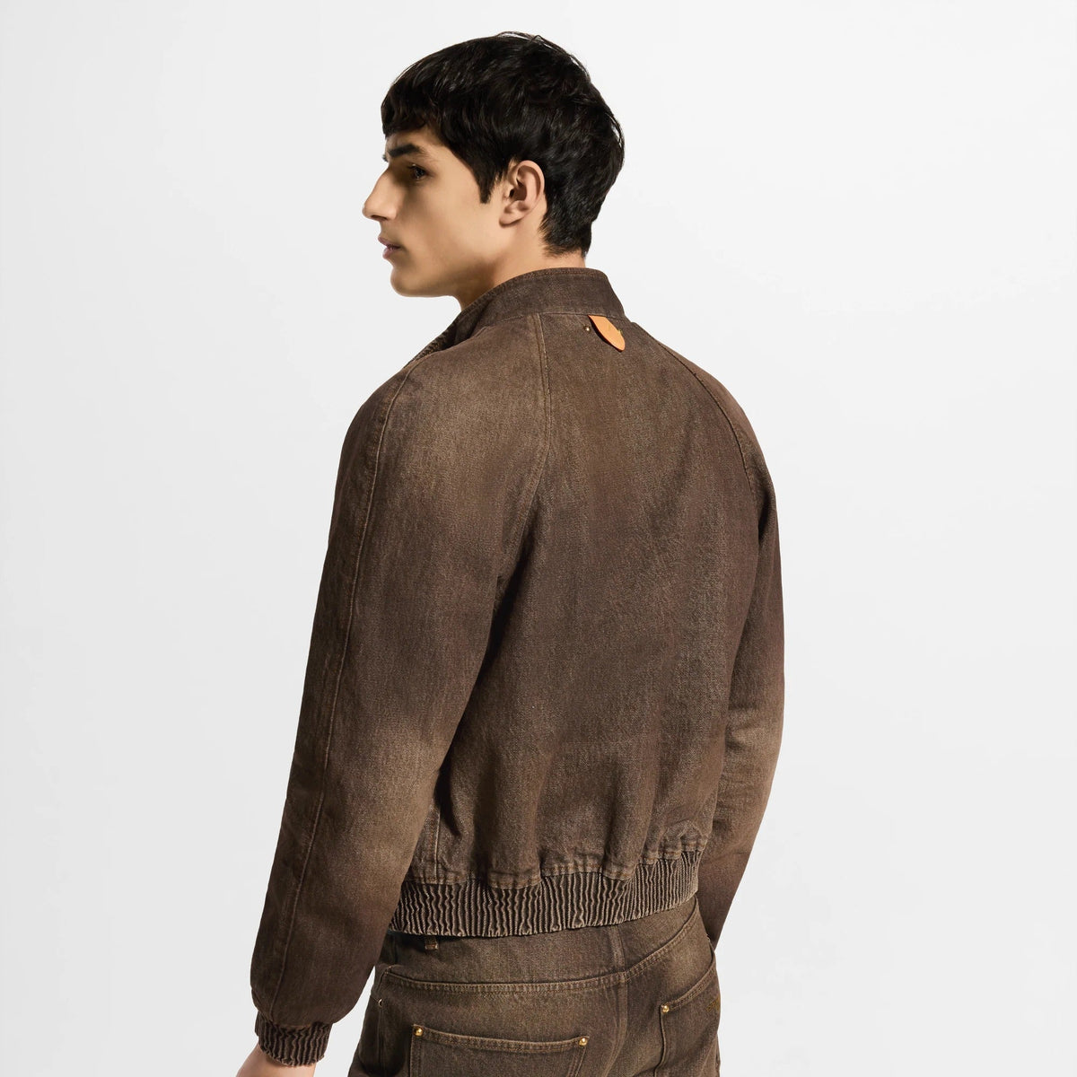 Coffee Indigo Denim Blouson